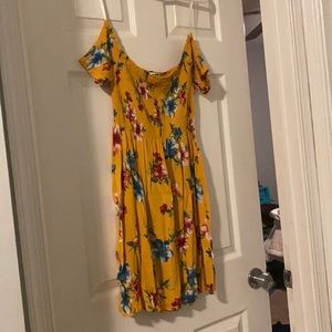 Cute Summer strapless Cafe Dress